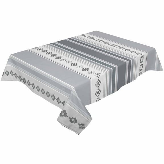 Boho Grey Stripes Rectangle Tablecloths 60x90,Rustic Geometric Ethnic Bohemian Table Cloth Table Cover Indoor/Outdoor Tabletop Decor for Wedding Holiday Party Dinner Baby Shower