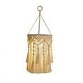 thumbnail image 1 of Boho Hanging Lamp Handmade Macrame Shade Plug in Pendant Light, 1 of 6