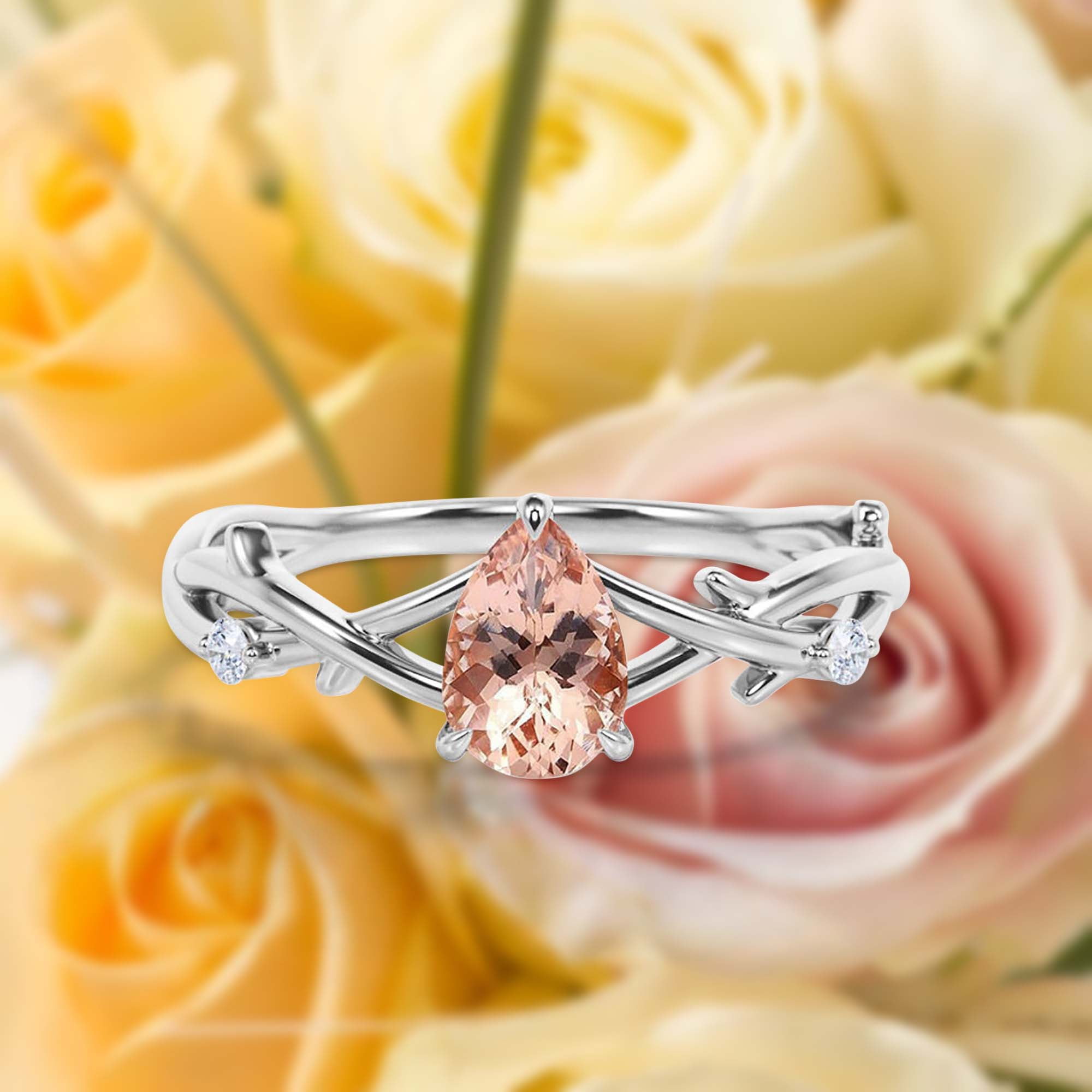 10 carat pear 2024 shaped diamond ring