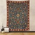 thumbnail image 1 of Boho Hippie Tapestry Aesthetic,Indian Bohemian Tapestries,Vintage Orange Mandala Floral Blanket Vertical Wall Hanging for Living Room Dorm,28Wx40H, 1 of 4