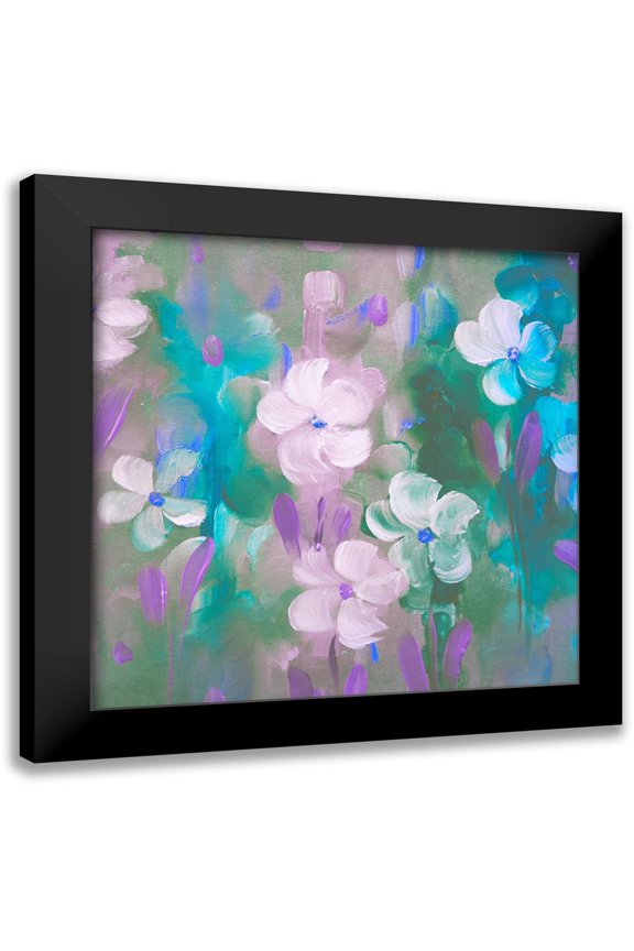Boho Hue Studio 12x12 Black Modern Framed Museum Art Print Titled - Spring Vagabond
