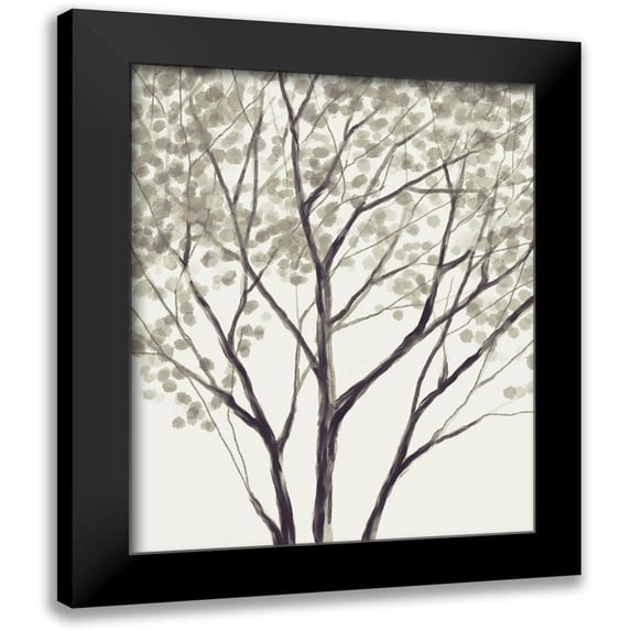 Boho Hue Studio 12x14 Black Modern Framed Museum Art Print Titled - Wildwood