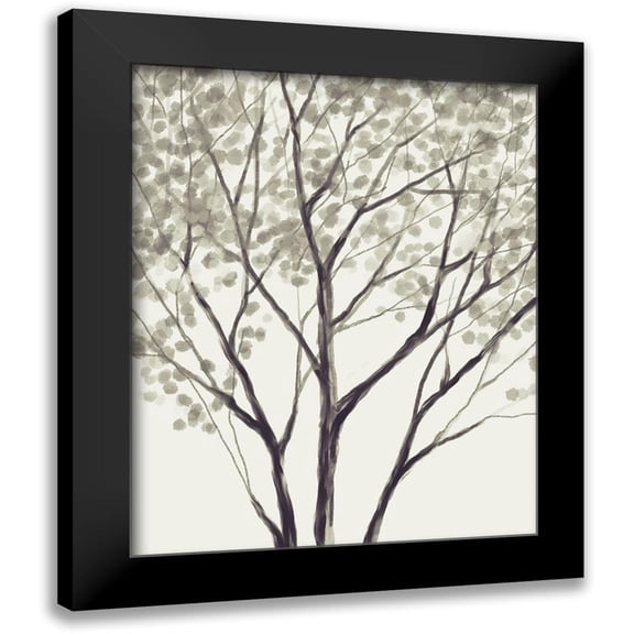 Boho Hue Studio 12x14 Black Modern Framed Museum Art Print Titled - Wildwood
