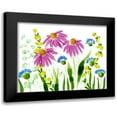 thumbnail image 1 of Boho Hue Studio 14x12 Black Modern Framed Museum Art Print Titled - Wild Flowers 10, 1 of 5