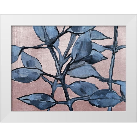 Boho Hue Studio 14x12 White Modern Wood Framed Museum Art Print Titled - Spring Branches