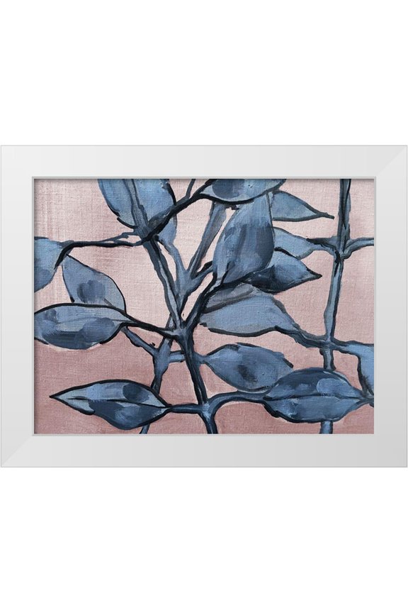 Boho Hue Studio 14x12 White Modern Wood Framed Museum Art Print Titled - Spring Branches