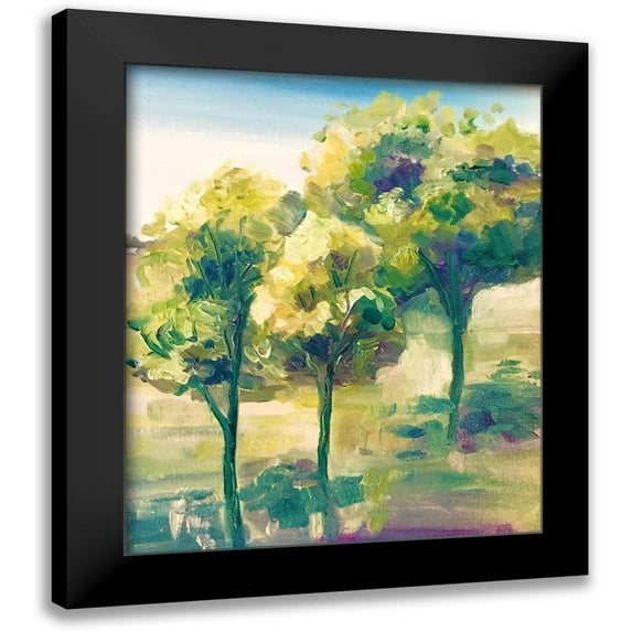 Boho Hue Studio 15x17 Black Modern Framed Museum Art Print Titled - Resplendence