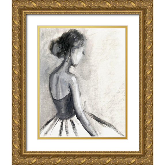 Boho Hue Studio 15x18 Gold Ornate Wood Framed with Double Matting Museum Art Print Titled - Almost Ready Close-Up
