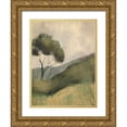 thumbnail image 1 of Boho Hue Studio 15x18 Gold Ornate Wood Framed with Double Matting Museum Art Print Titled - Downhill Foliage 1, 1 of 4