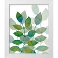 thumbnail image 1 of Boho Hue Studio 15x18 White Modern Wood Framed Museum Art Print Titled - Leaf Echo 2, 1 of 4