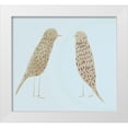 thumbnail image 1 of Boho Hue Studio 16x15 White Modern Wood Framed Museum Art Print Titled - Birds II, 1 of 4