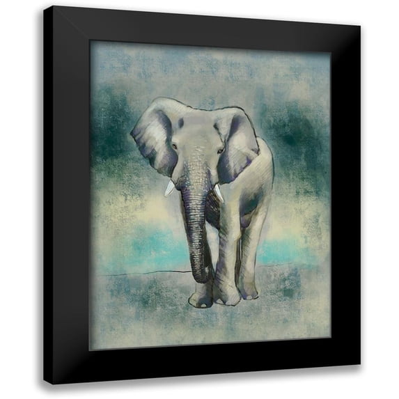 Boho Hue Studio 19x24 Black Modern Framed Museum Art Print Titled - Wild Strong 2