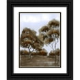 thumbnail image 1 of Boho Hue Studio 19x24 Black Ornate Wood Framed with Double Matting Museum Art Print Titled - Cloudy Safari 1, 1 of 4
