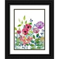 thumbnail image 1 of Boho Hue Studio 19x24 Black Ornate Wood Framed with Double Matting Museum Art Print Titled - Flowers 5, 1 of 4