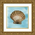 thumbnail image 1 of Boho Hue Studio 20x20 Gold Ornate Wood Framed with Double Matting Museum Art Print Titled - Shell 2, 1 of 4