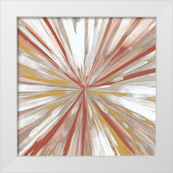 Boho Hue Studio 20x20 White Modern Wood Framed Museum Art Print Titled - Hot Spin 2