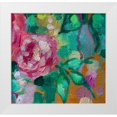 thumbnail image 1 of Boho Hue Studio 21x20 White Modern Wood Framed Museum Art Print Titled - Peripheral Rose 4, 1 of 4