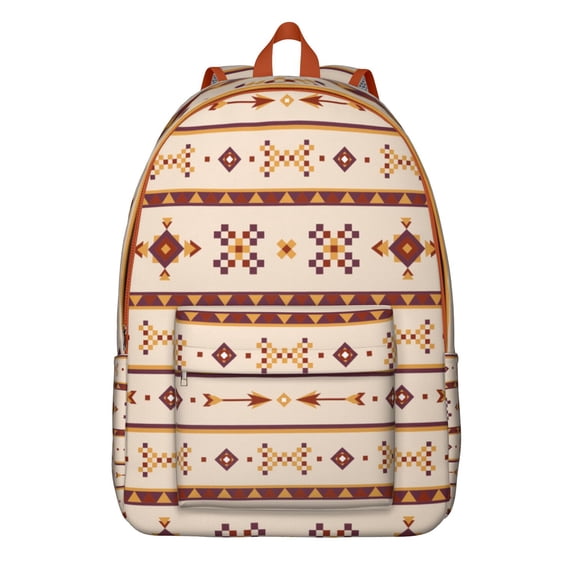 Boho Inspired Casual Backpack for Teens, Durable and Lightweight with Vibrant Patterns and Spacious Interior