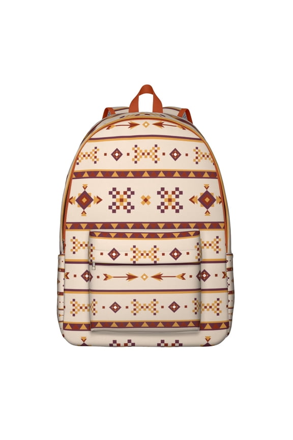 Boho Inspired Casual Backpack for Teens, Durable and Lightweight with Vibrant Patterns and Spacious Interior