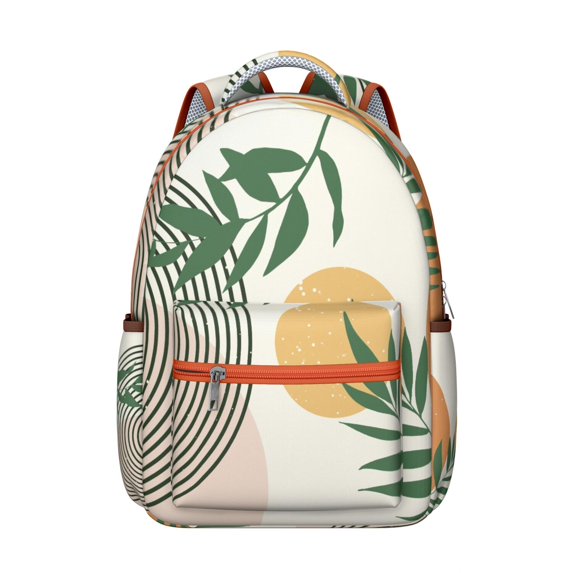 Boho Inspired College Backpack - Trendy Tribal Print, 17 Inch Laptop Pocket, Large Capacity, Perfect for Dorm, Library & Commute