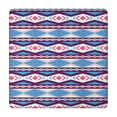thumbnail image 1 of Boho Inspired Square Table Cover 34x34 Inch with Stretch Elastic Hem, Floral Design for Card Tables and Patio Settings, 1 of 6