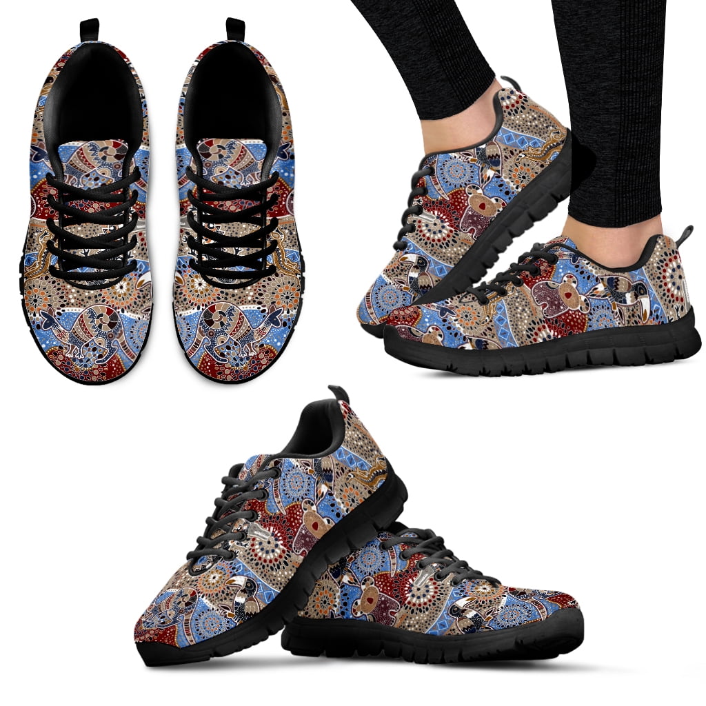 Hippo Cute Print Pattern Sneaker Shoes For Men Women
