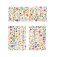 thumbnail image 1 of Boho Kitchen Curtains and Valances Set, 2D Printed Cafe Short Window Curtains for Bathroom Dining Room Minimalist Geometric Tier Treatment Drapes, 1 of 8
