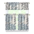 thumbnail image 1 of Boho Kitchen Curtains for Windows – Rustic Tribal Floral Print Cafe Curtains, Vintage Bohemian Geometric Panels for Home Décor, 1 of 6
