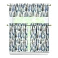 thumbnail image 1 of Boho Kitchen Curtains for Windows – Rustic Tribal Floral Print Cafe Curtains, Vintage Bohemian Geometric Panels for Home Décor, 1 of 6