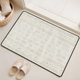 thumbnail image 1 of Boho Kitchen Mat 31"x20", Washable Non Slip Soft Plush Low Profile Kitchen Rug, Geometric Neutral Textured Sink Mat for Laundry Room, Bedroom & Office, 1 of 6