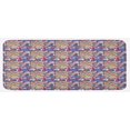 thumbnail image 1 of Boho Kitchen Mat, Colorful Curved Tangled Oriental Motifs in Doodle Style Indonesian Folkloric Art, Plush Decorative Kitchen Mat with Non Slip Backing, 47" X 19", Multicolor, by Ambesonne, 1 of 1