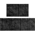 thumbnail image 1 of Boho Kitchen Mat Set of 2,Modern Farmhouse Kitchen Rugs and Mats Non Skid Washable,Moroccan Boho Runner Rugs with Rubber Backing for Kitchen Decor and Accessories (Black 17"x47"+17"x30"), 1 of 6