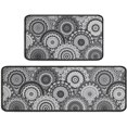 thumbnail image 1 of Boho Kitchen Mats for Floor Set of 2,Anti Fatigue Mats for Kitchen Floor, Comfort Standing Bohemian Kitchen Rugs and Mat, Non-Slip Cushioned Anti Fatigue Rug, 17'''' X 47'''' + 17'''' X 30'''', 1 of 6