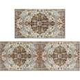 thumbnail image 1 of Boho Kitchen Mats for Floor Set of 2,Anti Fatigue Mats for Kitchen Floor, Comfort Standing Bohemian Kitchen Rugs and Mat, Non-Slip Cushioned Anti Fatigue Rug, 17'''' X 47'''' + 17'''' X 30'''', 1 of 6