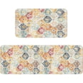 thumbnail image 1 of Boho Kitchen Rug Rectangle Yellow Kitchen Rugs Kitchen Rugs Non Slip Washable 2 Sets Washable Kitchen Rugs Farmhouse Style Easter Kitchen Rugs Throw Rugs for Kitchen Yellow Long Soft Kitchen Rug, 1 of 6