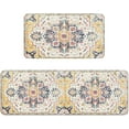 thumbnail image 1 of Boho Kitchen Rug Set of 2,Non-Slip Washable Rugs for Kitchen Floor,Farmhouse Area Rug Comfort Standing Mat and Rug for Kitchen, Office, Sink, Laundry, 1 of 6