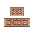 thumbnail image 1 of Boho Kitchen Rug Sets of 2, Washable Kitchen Mats,Farmhouse Kitchen Area Rugs Sets,Two Piece Non Slip Kitchen Floor Mats Treadmill Rug Set Doormat Boho Doormat Rubber Rug Indoor Floor Mats, 1 of 6