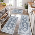 thumbnail image 1 of Boho Kitchen Rug Sets 3 Piece with Runner Non Slip Kitchen Rugs and Mats Washable Kitchen Mats for Floor Thick Kitchen Floor Mat Carpet Runner Rugs for Hallway Laundry Holiday Decor, 1 of 6