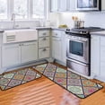 thumbnail image 1 of Boho Kitchen Rugs and Mats for Floor, Non-Slip Backing Kitchen Mat Set of 2 Bohemian Decor Anti Fatigue Kitchen Rug Sets with Runner for Home Kitchen Dining Room 17"x47.2"+17"x30", 1 of 6