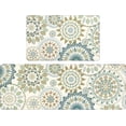 thumbnail image 1 of Boho Kitchen Rugs Set of 2 Anti Fatigue Mats for Kitchen Floor Cushioned Kitchen Rugs and Mats Non Skid Waterproof Kitchen Runner Comfort Standing Mat, 1 of 6