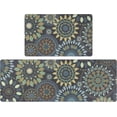 thumbnail image 1 of Boho Kitchen Rugs Set of 2 Anti Fatigue Mats for Kitchen Floor Cushioned Kitchen Rugs and Mats Non Skid Waterproof Kitchen Runner Comfort Standing Mat, 1 of 6