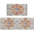 thumbnail image 1 of Boho Kitchen Rugs Sets of 2 Boho Floral Kitchen Mats and Rugs Non Slip Washable Kitchen Floor Mats Farmhouse Bohemian Kitchen Rugs for Home Office Bathroom Entryway Decoration, 1 of 6