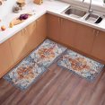 thumbnail image 1 of Boho Kitchen Rugs Sets of 2, Non Slip Washable Bohemian Rugs and Mats for Kitchen Floor, Boho Kitchen Decor, 17"x30"+17"x47" (Boho), 1 of 6