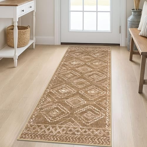 Boho Kitchen Runner Rug 2x5 Washable Runner Rug, Soft Runners for ...