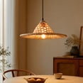 thumbnail image 1 of Boho Lamp Shade, Woven Rattan Lampshade Cover, 18 In Bamboo Light Cover, for Table Lamp Floor Lamp Living Room Bedroom, Home Decor, 1 of 6