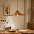 thumbnail image 1 of Boho Lamp Shade, Woven Rattan Lampshade Cover, 18 In Bamboo Light Cover, for Table Lamp Floor Lamp Living Room Bedroom, Home Decor, 1 of 6