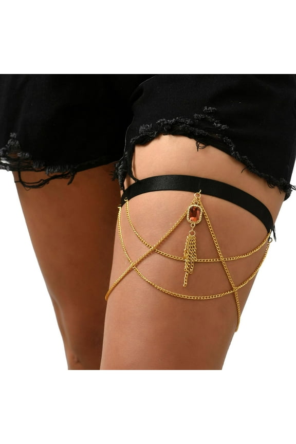 Boho Layered Body Chain Bra Sexy Beach Club Bikini Accessory Gold Chest Chains Jewelry for Women Prom Rave Festival