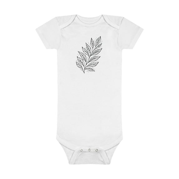 Boho Leaf Baby Onesie® - Adorable Design in 4 Color Options