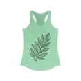 thumbnail image 1 of Boho Leaf Image Women's Racerback Tank Top - Summer Fashion, 1 of 2