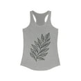 thumbnail image 1 of Boho Leaf Image Women's Racerback Tank Top - Summer Fashion, 1 of 2